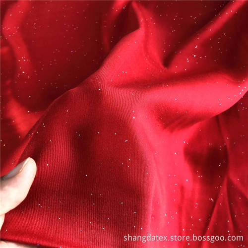 Rayon Satin Plain Dyed With Foil Dot